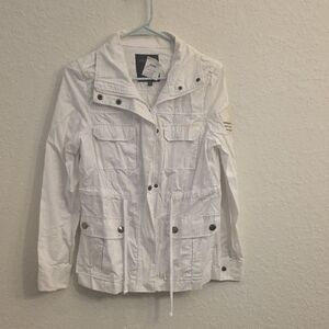 Therapy White Utility Jacket for Women